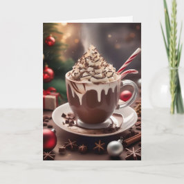 Christmas Hot Chocolate Recipe Christmas Card Feiertagskarte