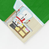 Christmas House Pattern  Fleecedecke (Ecke)