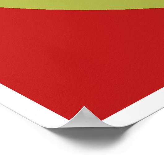 CHRISTMAS HUGE Poster Print (Ecke)