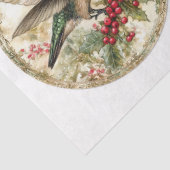 Christmas Hummingbird Rounds Seidenpapier (Ausschnitt)