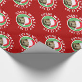 Christmas Hump Day Camel Santa Gift Wrapping Paper Geschenkpapier (Ecke)