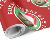 Christmas Hump Day Camel Santa Gift Wrapping Paper Geschenkpapier (Rolleneckpunkt)