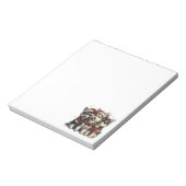 Christmas Husky Hogs Notizblock (Rotiert)