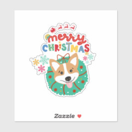 Christmas Husky Hund Lover Custom-Cut Vinyl Sticke Aufkleber