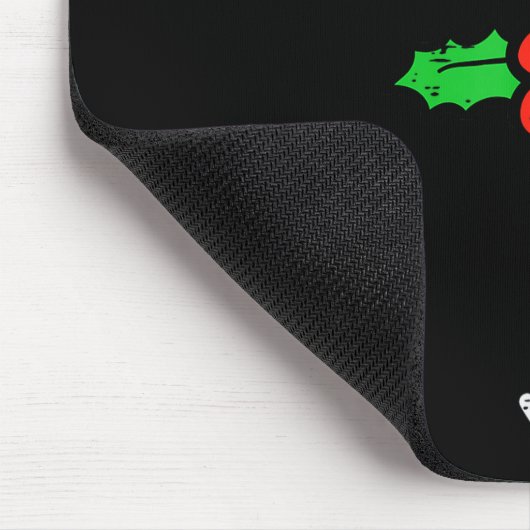 Christmas I Didnt Make Rules Mistletoe Funny Xmas  Mousepad (Ecke)