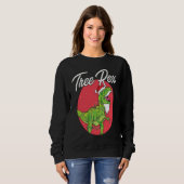 Christmas I Dino Surier I Christmas Rex I Trex Sweatshirt (Vorne ganz)