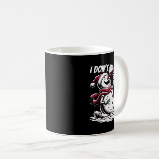 Christmas I Don't Give A Sip Funny Winter Xmas Sno Kaffeetasse (VorderseiteRechts)