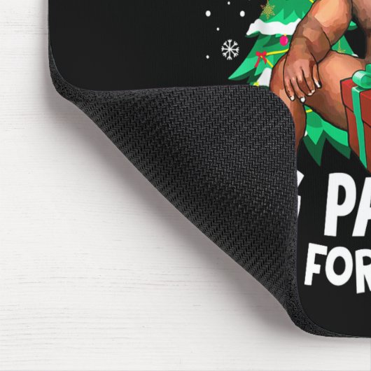 Christmas I Have A Big Package For You Naughty Big Mousepad (Ecke)