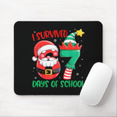Christmas I Survived 67 Days Of School Funny Six S Mousepad (Mit Mouse)