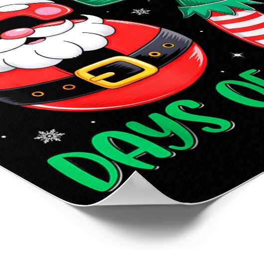 Christmas I Survived 67 Days Of School Funny Six S Poster (Ecke)