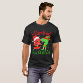 Christmas I Survived 67 Days Of School Funny Six S T-Shirt (Vorne ganz)