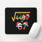 Christmas Ice Cream Drip Meme Slang Square Root 44 Mousepad (Mit Mouse)