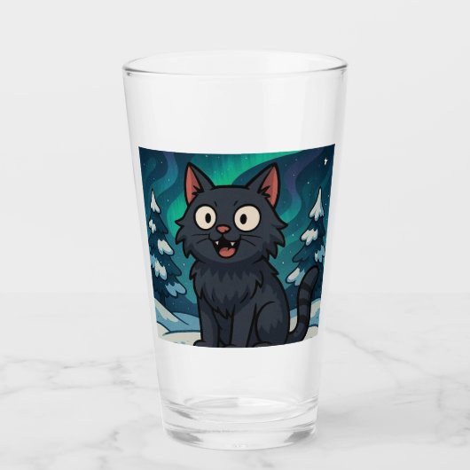 Christmas Icelandic Yule Cat  Glas (Vorderseite)