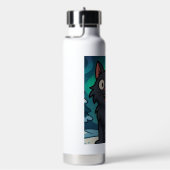 Christmas Icelandic Yule Cat  Trinkflasche (rechts)