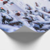 Christmas Idyll phantastisch Geschenkpapier (Ecke)
