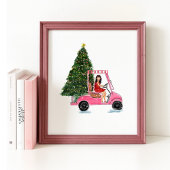 Christmas illustration poster