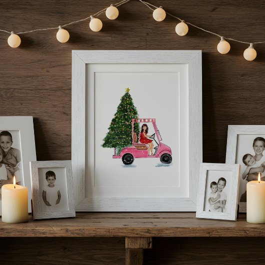 Christmas illustration  poster