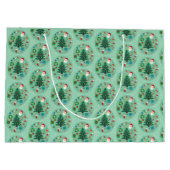 Christmas Illustrations Holiday Große Geschenktüte (Rückseite)