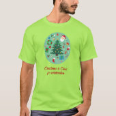 Christmas Illustrations Holiday T-Shirt (Vorderseite)