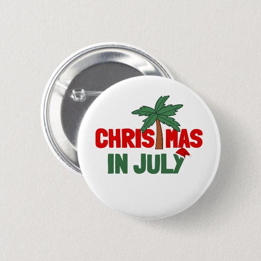CHRISTMAS IM JULI BUTTON (Vorne & Hinten)