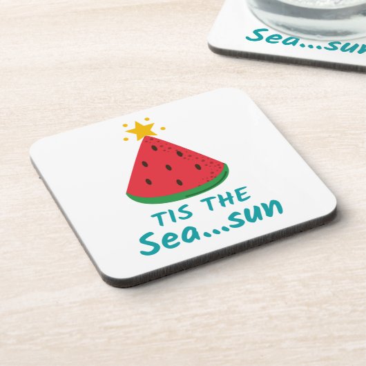 CHRISTMAS IM JULI GETRÄNKEUNTERSETZER (Linke Seite)