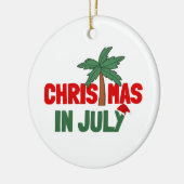 CHRISTMAS IM JULI KERAMIK ORNAMENT (Links)