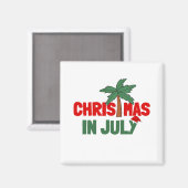 CHRISTMAS IM JULI MAGNET (Vorderseite/Rückseite)