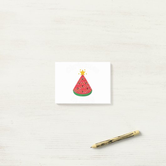 CHRISTMAS IM JULI POST-IT KLEBEZETTEL (Auf Schreibtisch)