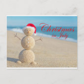 CHRISTMAS im JULI Postkarte (Vorderseite)