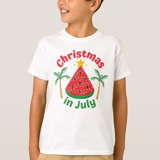 CHRISTMAS IM JULI T-Shirt (Vorderseite)