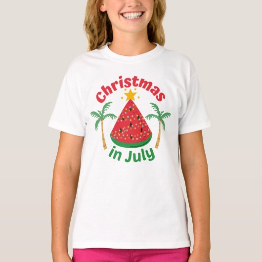 CHRISTMAS IM JULI T-Shirt (Vorderseite)