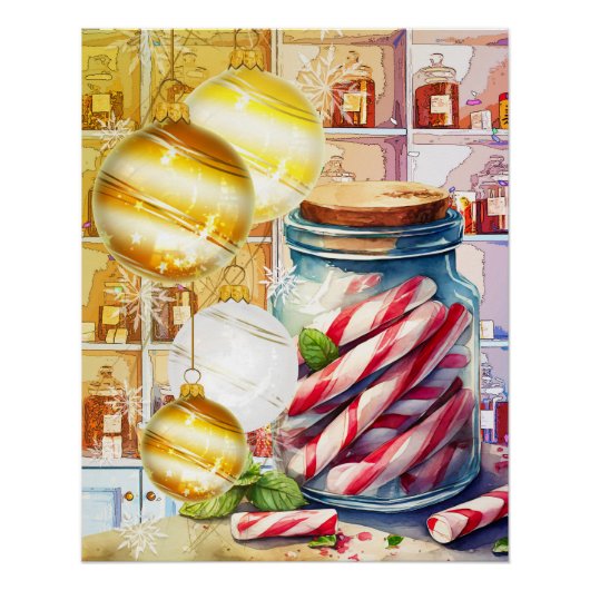 CHRISTMAS IM LANDESGESCHÄFT Glossy Poster (Vorderseite)