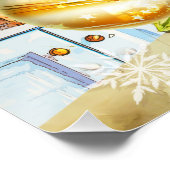 CHRISTMAS IM LANDESGESCHÄFT Glossy Poster (Ecke)