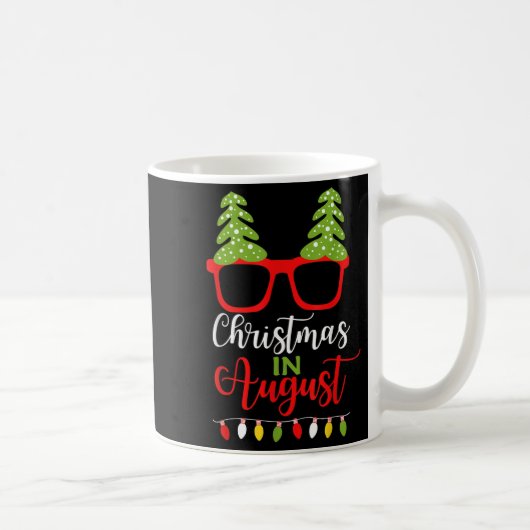 Christmas In August Santa In Summer Vacation Kaffeetasse (Rechts)
