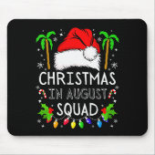 Christmas In August Squad Funny Summer Xmas Men Wo Mousepad (Vorne)