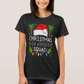 Christmas In August Squad Funny Summer Xmas Men Wo T-Shirt (Vorderseite)