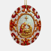 CHRISTMAS ~ In der Tabelle ~ Keramik Ornament (Rechts)