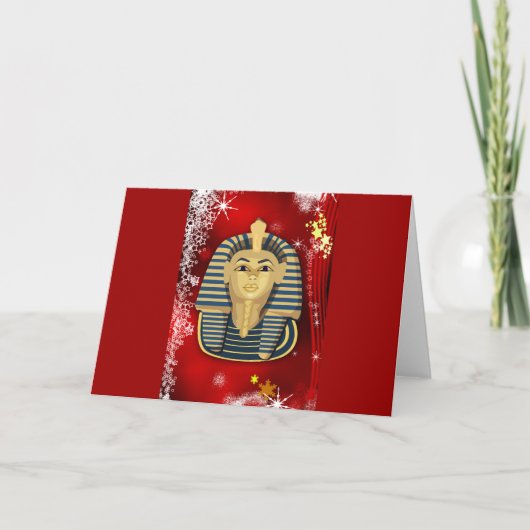 Christmas In Egypt Feiertagskarte (Vorderseite)