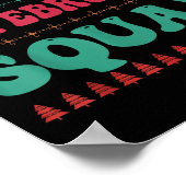 Christmas In February Squad Family Group Matching Poster (Ecke)