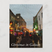 Christmas in Galway Feiertagspostkarte (Vorderseite)