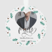 Christmas in Heaven Memorial Ornament – Personaliz (Rückseite)
