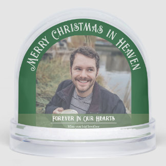 Christmas In Heaven Memorial Snow Globe Schneekugeln