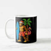 Christmas In July Bigfoot Hawaiian Xmas Palm Tree Kaffeetasse (Links)