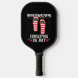 Christmas In July Christmas Flip Flops Summer Holi Pickleball Schläger