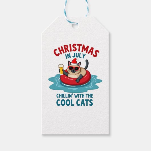 Christmas In July Daddy Mommy Chillin With The Sia Geschenkanhänger (Vorderseite)