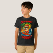 Christmas In July Funny Bulldog Dog Lover Xmas Sum T-Shirt (Vorne ganz)