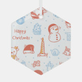 Christmas in July Ornament Aus Glas (Vorderseite)