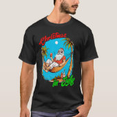Christmas In July   Santa Summer Beach Vacation 3 T-Shirt (Vorderseite)