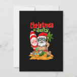 Christmas In July Shirt Funny Santa Summer Beach V Einladung<br><div class="desc">Weihnachten für Shirts,  lustige Weihnachtsmänner,  lustige Weihnachtsgeschenke Shirt-Kinder,  lustiges Erntedank Geschenk Shirt,  Erntedank für Shirt Männer,  Erntedank T - Shirt Frauen</div>