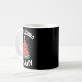 Christmas In July Shirt Watermelon Christmas Tree Kaffeetasse (Vorderseite Links)